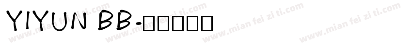 YIYUN BB字体转换